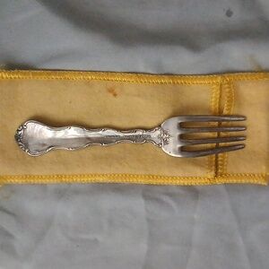 Vintage sterling child's fork